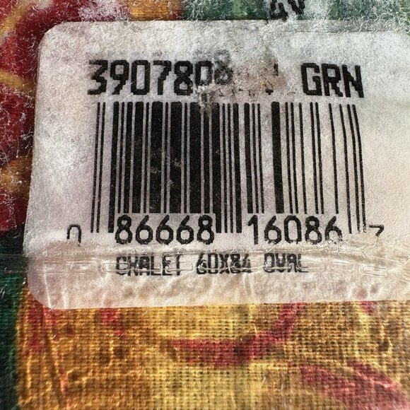 VTG Dayton Hudson Holiday “Chalet”Tablecloth OVAL 60” X 84” 1993 - Picture 6 of 6